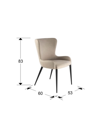TELMA- SILLA BEIGE